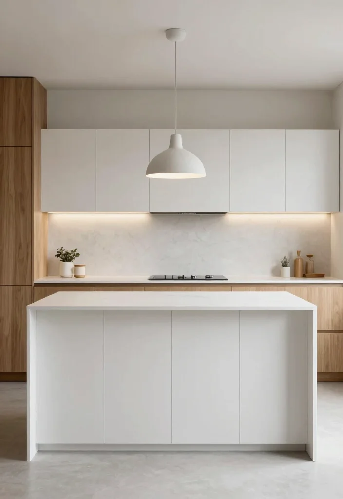 14 Kitchen Ideas with an Island for Better Flow 2. Sleek Minimalist Islands 0