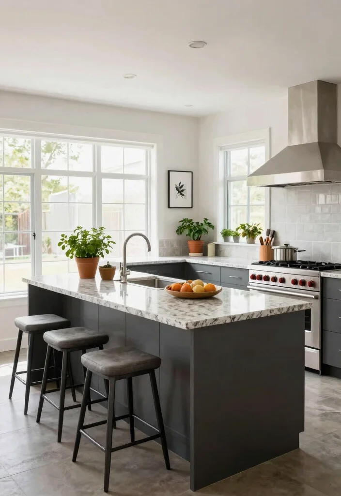 14 Kitchen Ideas with an Island for Better Flow 5. L Shaped Islands 0