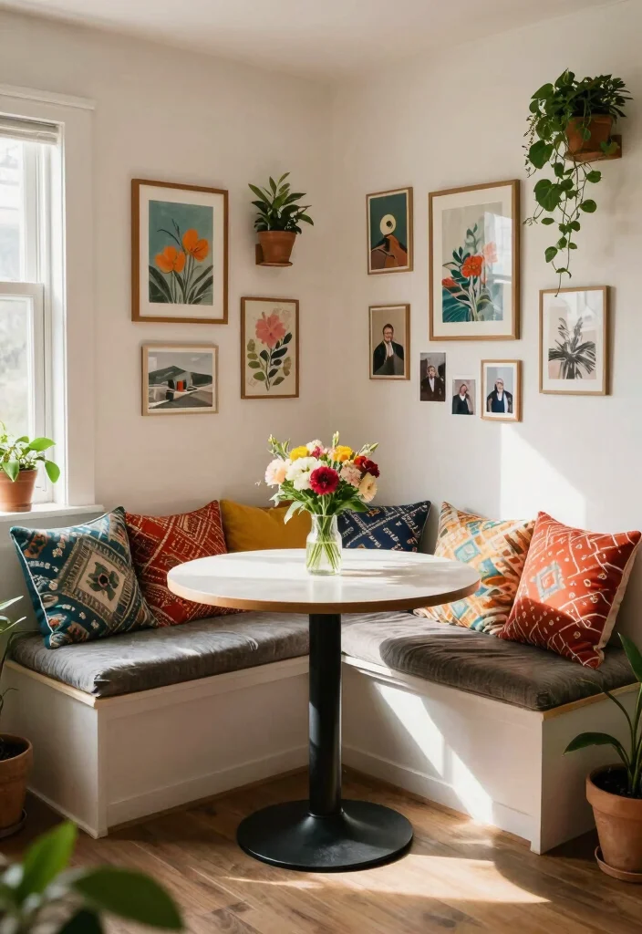 14 Kitchen and Dining Room Layout Ideas That Flow Naturally 4. Cozy Nook Dining 0