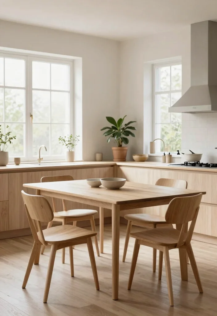 14 Kitchen and Dining Room Layout Ideas That Flow Naturally 6. Minimalist Scandinavian Vibe 0