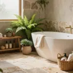 14 Nature Bathroom Ideas Inspired by Earth and Stone