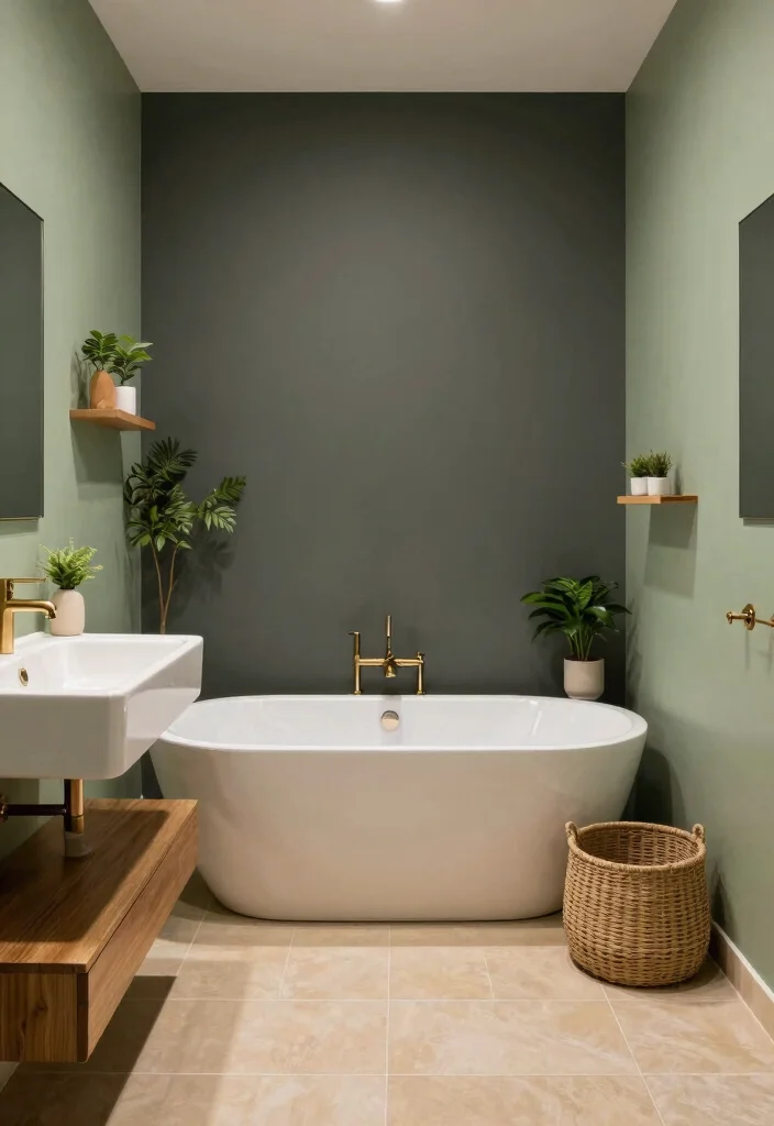 14 Nature Bathroom Ideas Inspired by Earth and Stone 3. Earthy Color Palette 0
