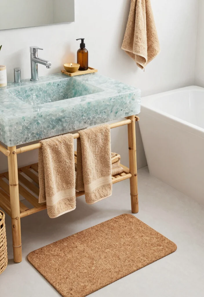 14 Nature Bathroom Ideas Inspired by Earth and Stone 7. Eco Friendly Materials 0