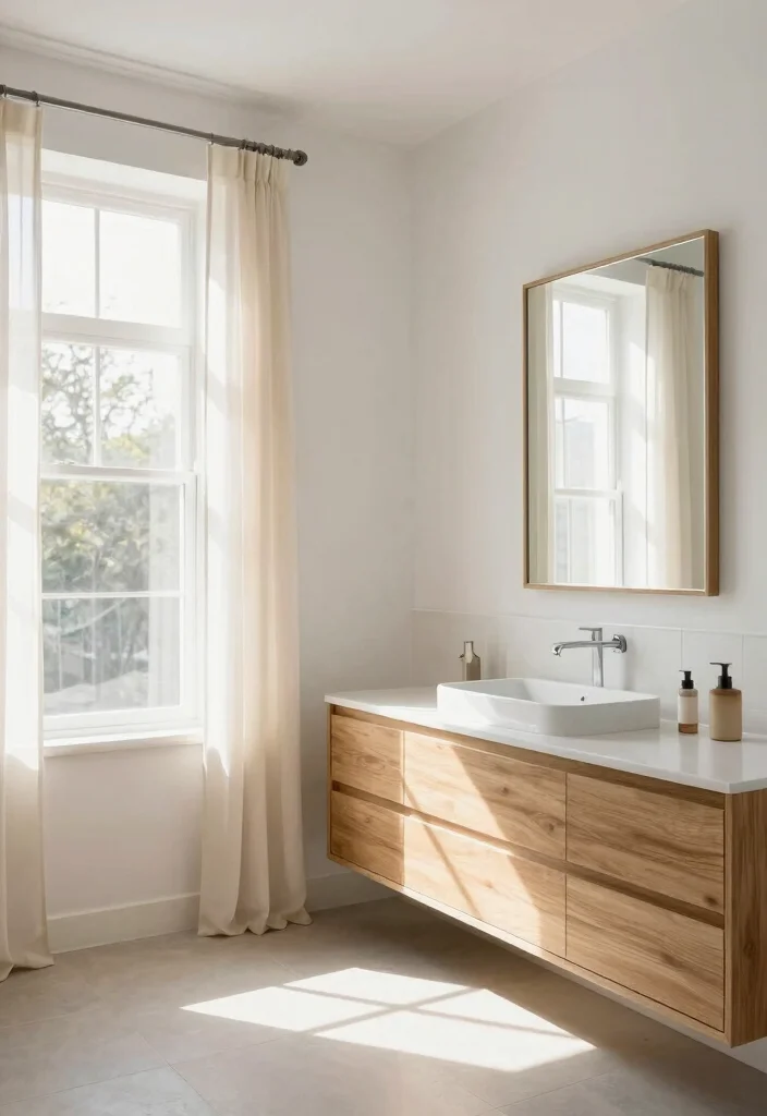14 Nature Bathroom Ideas Inspired by Earth and Stone 9. Natural Lighting 0