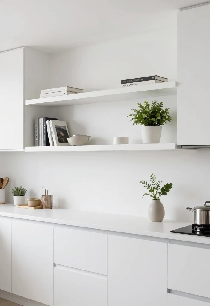 14 Open Shelving Kitchen Ideas That Look Styled Not Messy 14. Floating Shelves for a Clean Look 0