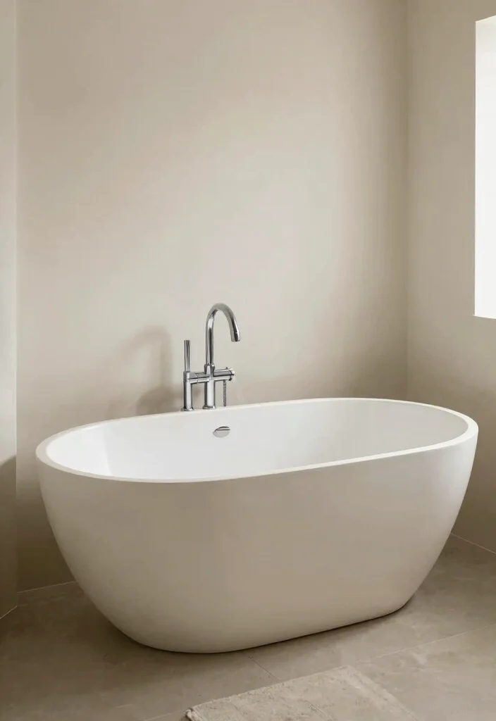 14 Small Modern Bathroom Ideas That Feel Clean and High End 9. Contemporary Bathtubs 0