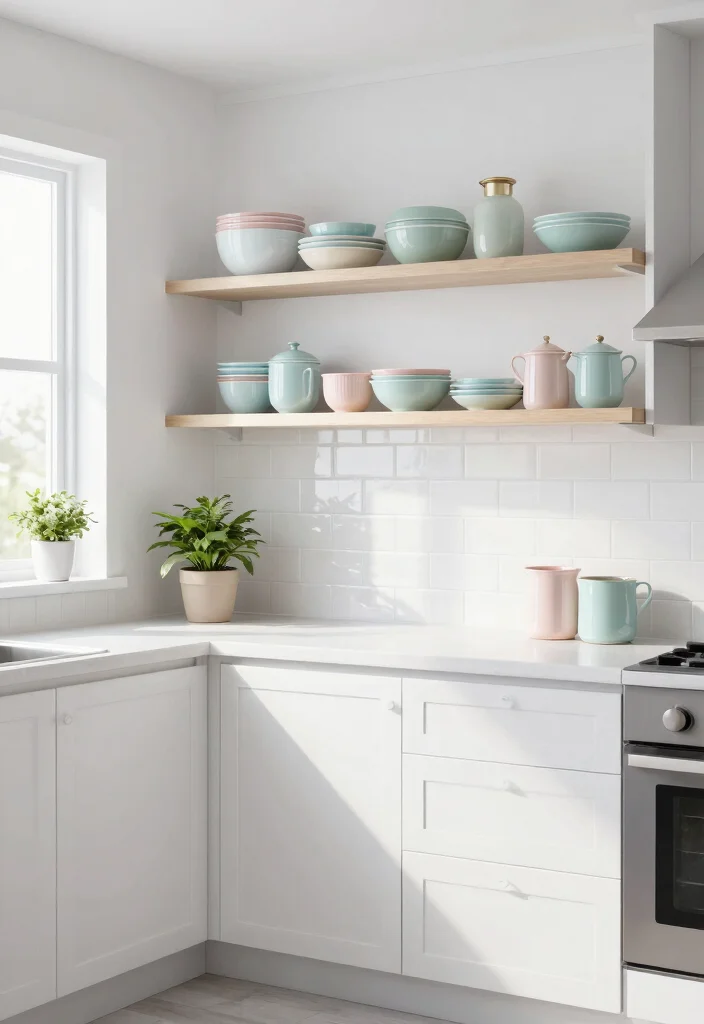 14 Small Space Kitchen Ideas That Actually Feel Open 1. Lighten Up with Bright Colors 0