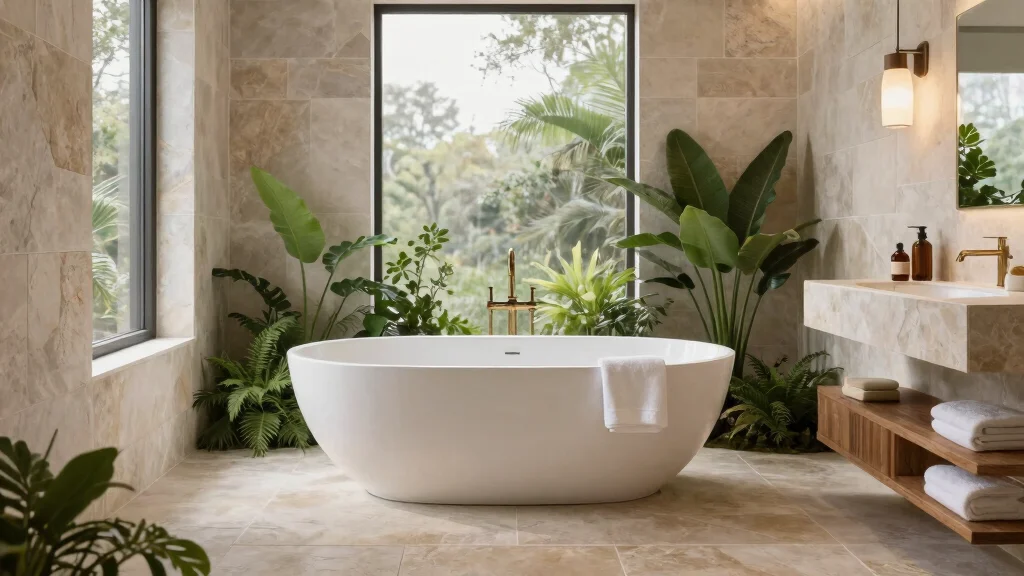 14 Stone Bathroom Ideas That Feel Natural and Expensive