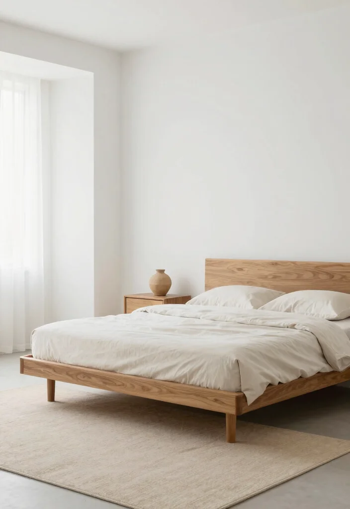 14 Warm Neutral Bedroom Ideas That Feel Peaceful 2. Minimalist Design with Warm Hues 0