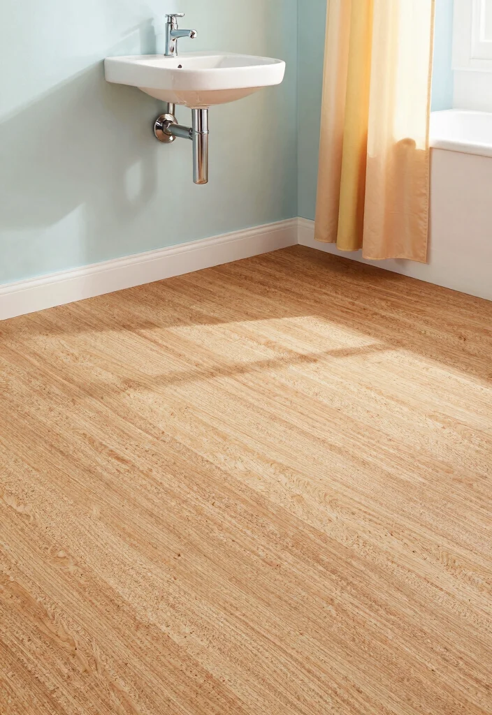 15 Bathroom Tile Floor Ideas That Change the Entire Look 3. Cork Flooring 0