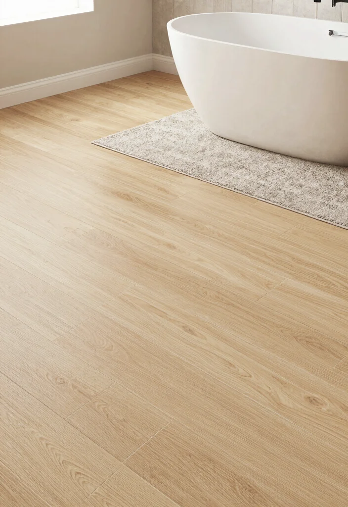 15 Bathroom Tile Floor Ideas That Change the Entire Look 7. Wood Look Tiles 0