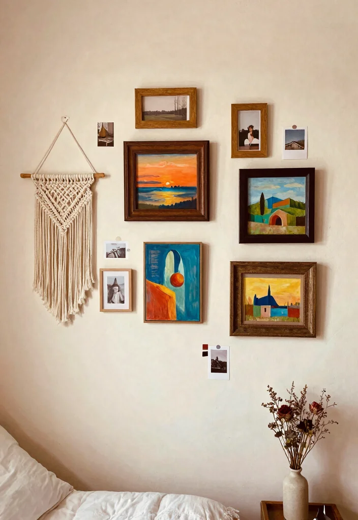 15 Cozy Cheap Small Bedroom Ideas That Feel Designer Made 2. DIY Wall Art for Personal Touch 0