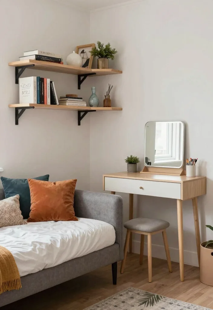 15 Cozy Cheap Small Bedroom Ideas That Feel Designer Made 3. Multi Functional Furniture 0