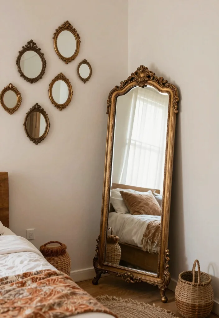15 Cozy Cheap Small Bedroom Ideas That Feel Designer Made 7. Creative Use of Mirrors 0