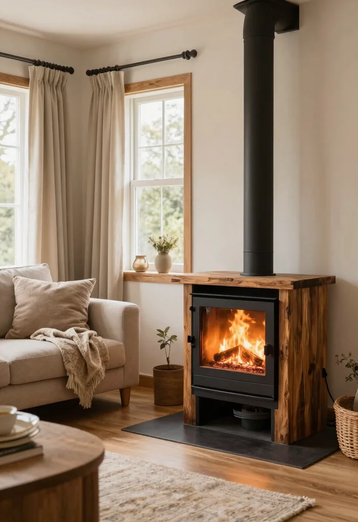 15 Living Room Makeover Ideas That Transform the Space 12. Alternative Heating Solutions 0