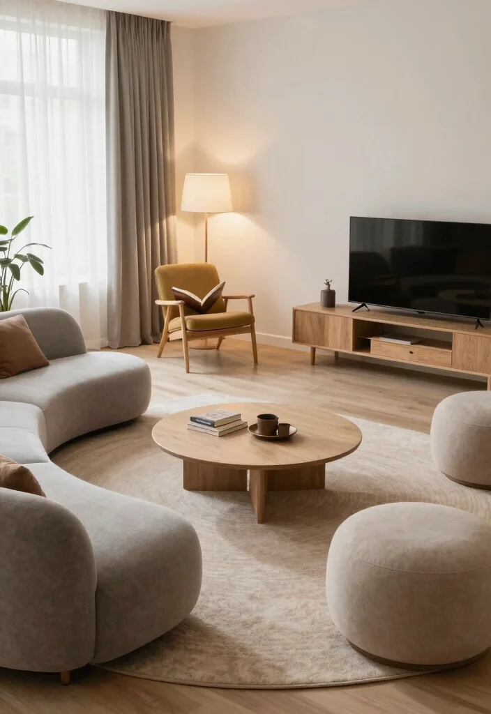 15 Living Room Makeover Ideas That Transform the Space 13. Flexible Furniture Arrangements 0