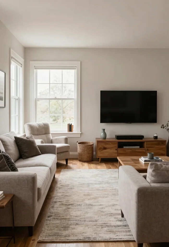 15 Living Room Makeover Ideas That Transform the Space 4. Smart Space Planning 0