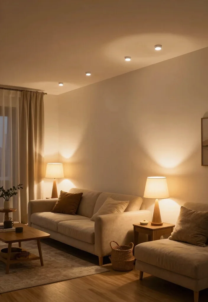 15 Living Room Makeover Ideas That Transform the Space 9. Energy Efficient Lighting 0