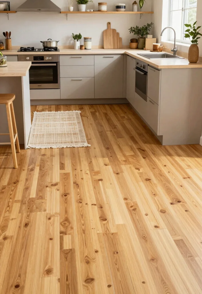 15 Small Kitchen Remodel Ideas That Feel Brand New 11. Reimagine the Floor 0