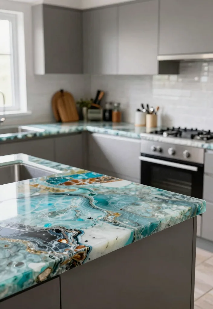 15 Small Kitchen Remodel Ideas That Feel Brand New 8. Eco Friendly Countertops 0