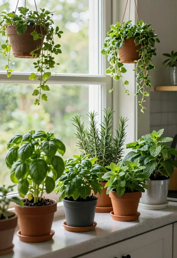 15 Small Kitchen Remodel Ideas That Feel Brand New 9. Incorporate Greenery 0