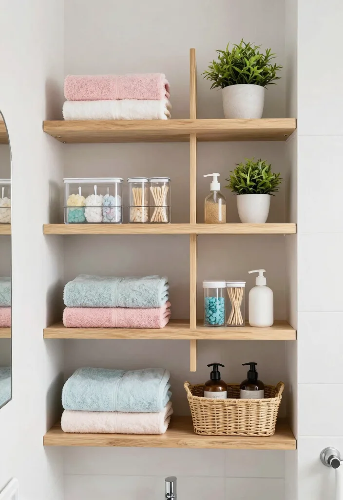 15 Spa Bathroom Decor Ideas That Feel Like a Weekend Retreat 5. Minimalist Storage Solutions 0