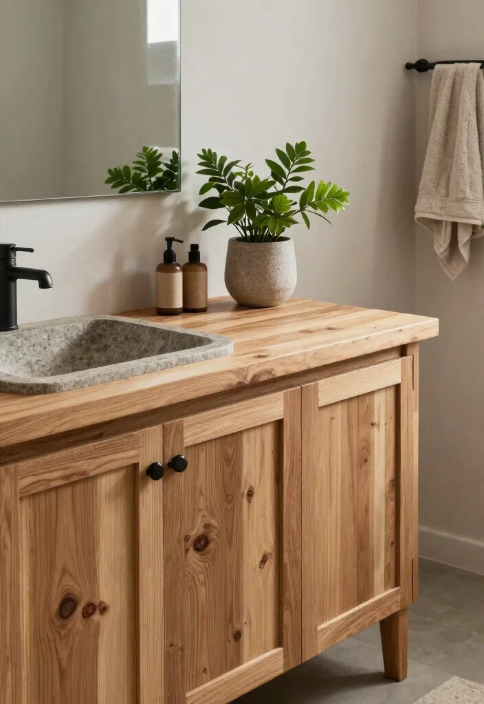 15 Wood Bathroom Ideas That Add Warmth and Texture 6. Natural Wood Finishes 0