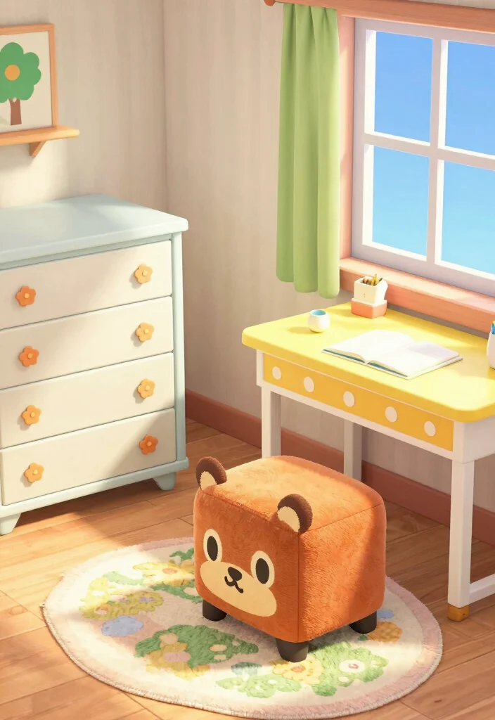 9 Animal Crossing Bedroom Ideas Fans Love to Copy 5. Functional Animal Crossing Furniture 0
