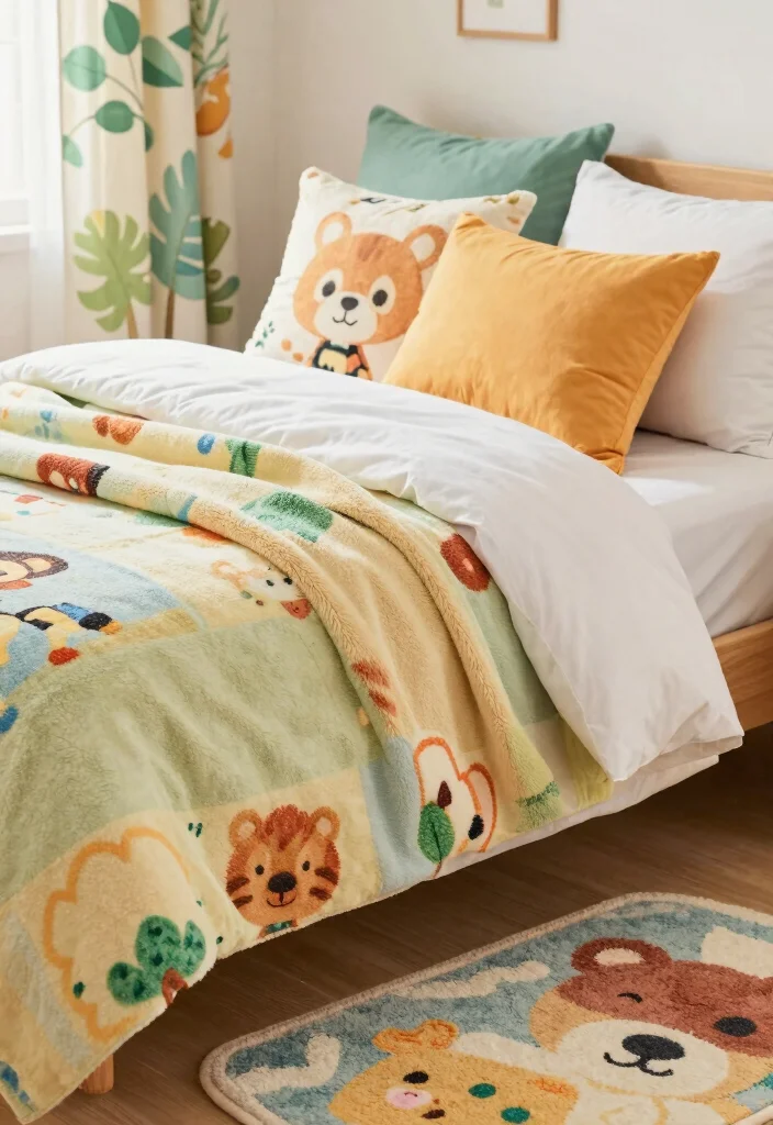 9 Animal Crossing Bedroom Ideas Fans Love to Copy 6. Playful Textiles 0