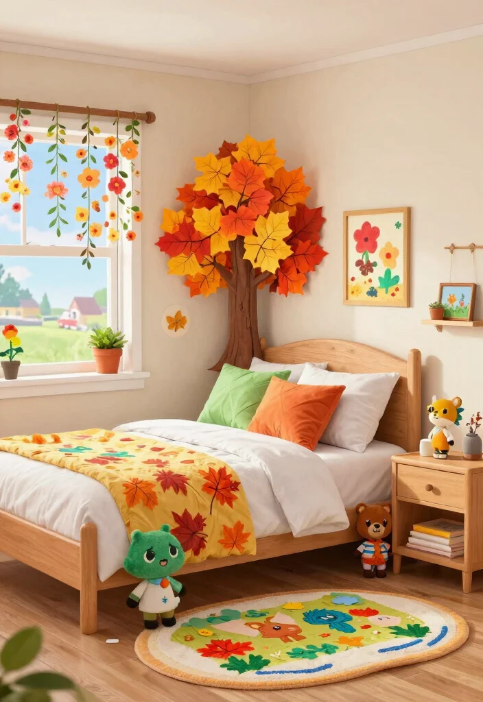 9 Animal Crossing Bedroom Ideas Fans Love to Copy 9. Seasonal Decor Changes 0