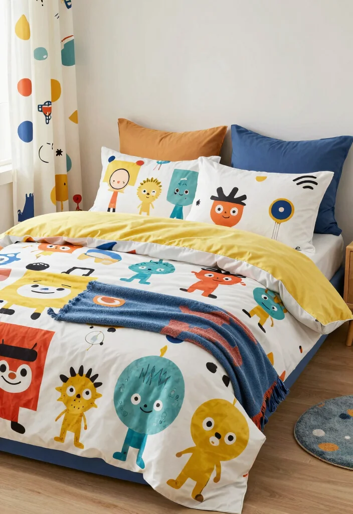 9 Toca Boca Bedroom Ideas Everyone Is Recreating 4. Playful Bedding and Textiles 0